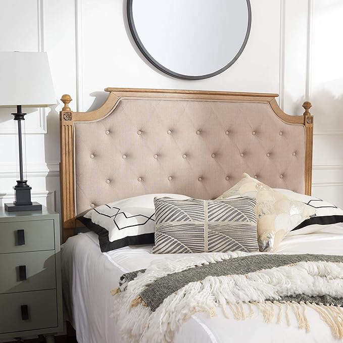 Safavieh Rustic Headboard, Full, Taupe Oak