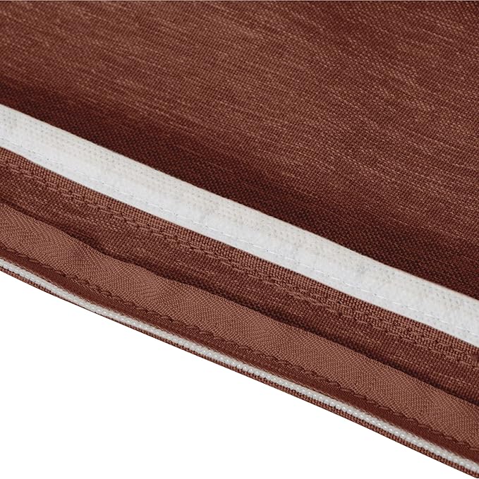 Classic Accessories Montlake FadeSafe Water-Resistant 23 x 23 x 5 Inch Outdoor Seat Cushion, Outdoor Chair Cushion, Heather Henna Red, Outdoor Chair Cushions, Patio Chair Cushions, Patio Cushions