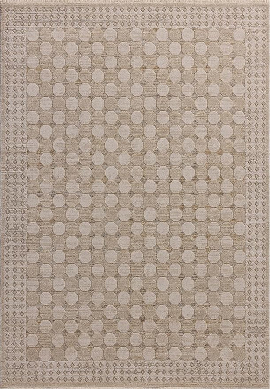 Loloi Amber Lewis Cali Collection CIL-01 Taupe/Natural 9'-6" x 13', .25" Pile Height, Area Rug