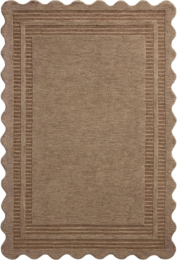 Loloi Chris Loves Julia Scottie Collection SCO-01 Mocha/Clay 2'-0" x 5'-0", .87" Pile Height, Accent Rug