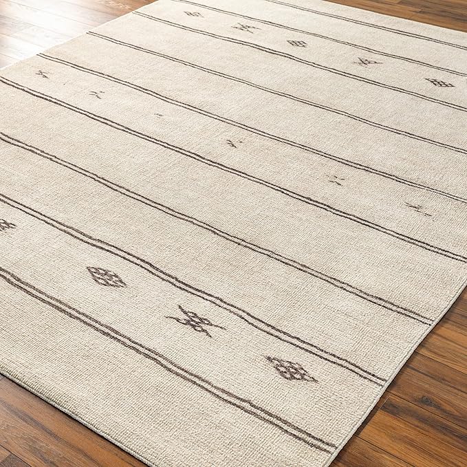 Livabliss x Becki Owens Rivi Moroccan Area Rug , 2'2" x 3'9", Ivory/Black