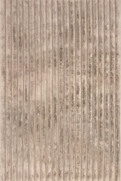 nuLOOM 3'9" x 6' Cozy Plush Area Rug, Machine Washable, Non-Slip, Soft Fluffy Shag Carpet for Living Room Bedroom Kids Room Nursery Home Decor, Kai Taupe