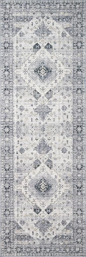 Loloi Skye Collection SKY-02 Silver/Grey 6'-0" x 6'-0" Round Area Rug