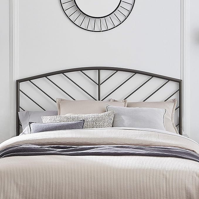 Hillsdale Essex Queen Metal Headboard, Gray Bronze, 2346-570