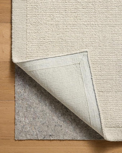 Loloi Magnolia Home by Joanna Gaines Henley Collection HNY-01 Ivory/Silver 2'-3" x 3'-9" Accent Rug