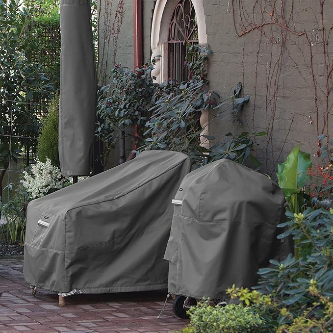 Classic Accessories Ravenna Water-Resistant 50 Inch Patio Loveseat Cover, Patio Furniture Covers