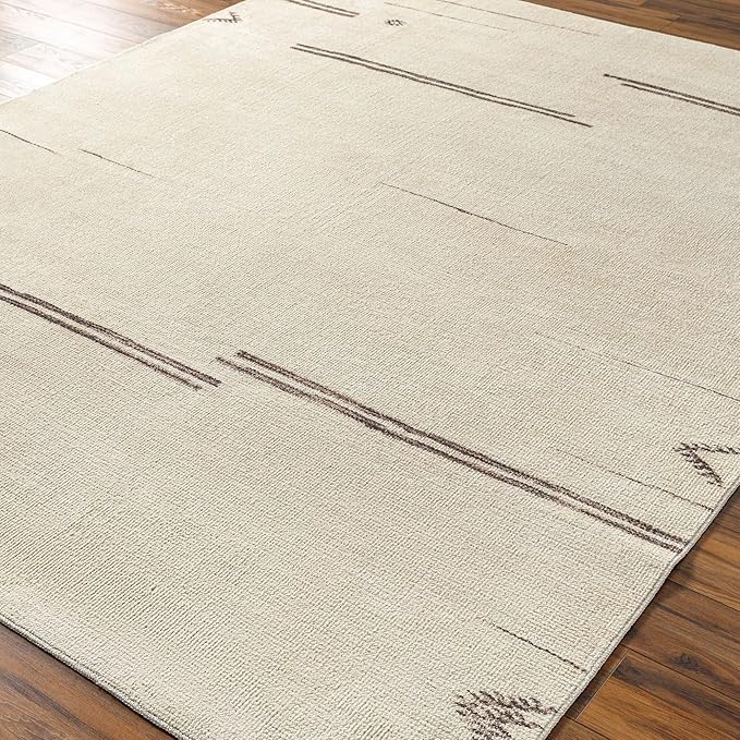 Livabliss x Becki Owens Rivi Moroccan Runner Area Rug, 2'7" x 7'3", Cream/Charcoal