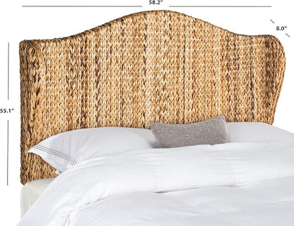 SAFAVIEH Home Collection Nadine Natural Winged Headboard, Twin