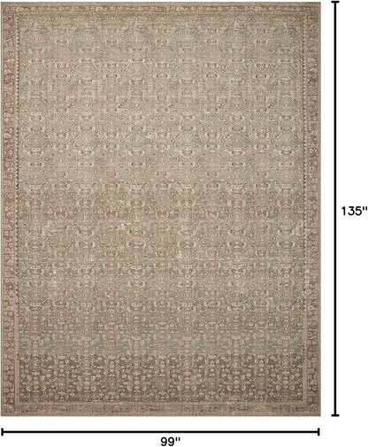 Loloi Angela Rose Aubrey Collection AUB-04 Sage/Bark 8'-3" x 11'-3", .19" Pile Height, Area Rug