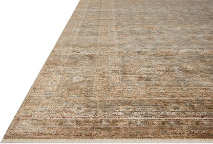 Loloi Amber Lewis Molly Collection MOL-06 Gold/Blue 11'-6" x 15'-6" Low Pile Area Rug