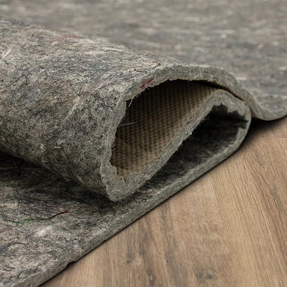 Mohawk Home 7' 8" x 10' 4" Non Slip Rug Pad Gripper 1/2 Thick Dual Surface Felt + Rubber Gripper - Safe for All Floors