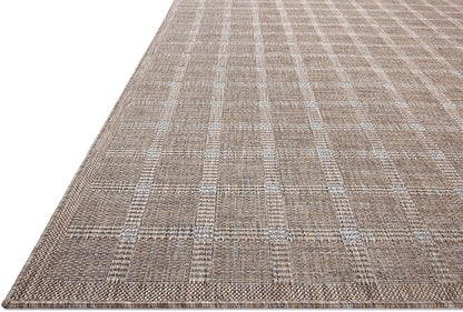 Loloi Amber Lewis Topanga Collection TOP-01 Natural/Bone 3'-11" x 5'-11" Indoor/Outdoor Accent Rug