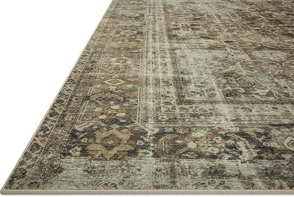 Loloi Magnolia Home by Joanna Gaines Sinclair Collection SIN-01 Pebble/Taupe 2'-3" x 7'-6", .25" Pile Height, Machine Washable, Runner Rug