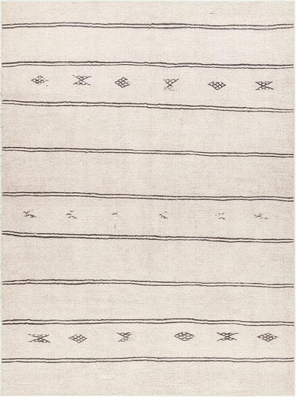 Livabliss x Becki Owens Rivi Moroccan Area Rug , 3'11" x 5'7", Ivory/Black