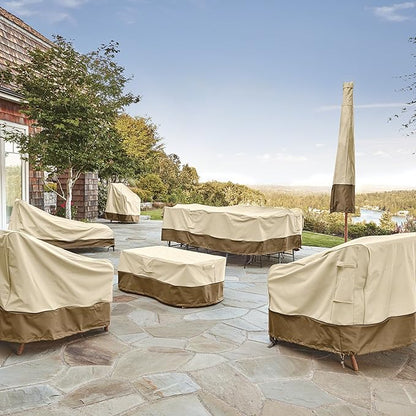 Classic Accessories Veranda Water-Resistant 60 Inch Patio Bench Cover, Patio Furniture Covers