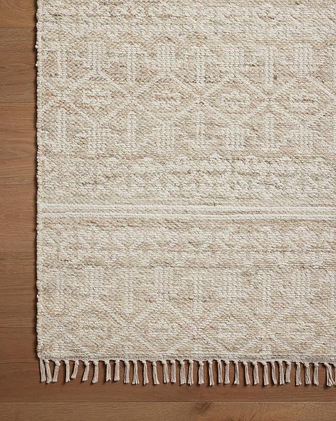 Loloi Angela Rose Rivers Collection RIV-03 Sand/Ivory 9'-3" x 13' Reversible Area Rug