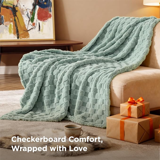 Bedsure GentleSoft Sage Green Twin XL Blanket for Bed - Super Soft Cozy Fleece Blankets for Women, Cute Throws for Girls, Dorm Room Essentials for Girls Teens Back to School, 66x90 Inches