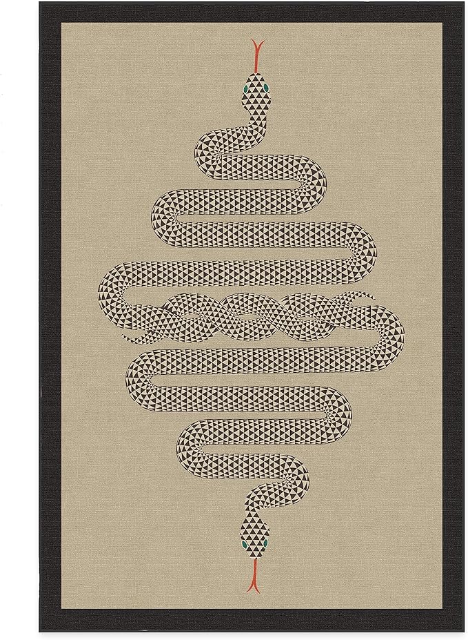 RUGGABLE x Jonathan Adler Machine Washable Modern Area Rug – Venom Neutral 6x9, Stain-Resistant, Non-Slip – Medium Rugs for Living Room, Bedroom, Hallway, Entryway & Office–with Cushioned Pad