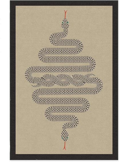 RUGGABLE x Jonathan Adler Machine Washable Modern Area Rug – Venom Neutral 6x9, Stain-Resistant, Non-Slip – Medium Rugs for Living Room, Bedroom, Hallway, Entryway & Office–with Cushioned Pad