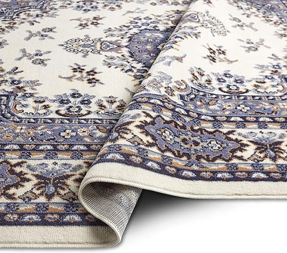 Home Dynamix Premium Sakarya Traditional Medallion Border Area Rug, Porcelain, 7'8"x10'7" Rectangle