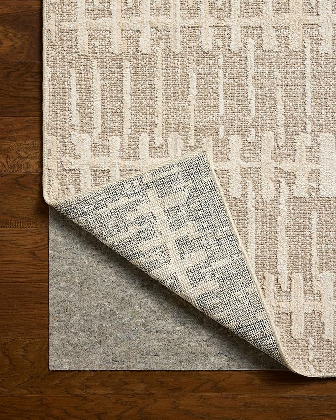 Loloi Amber Lewis Bexley Collection BEX-02 Taupe/Natural 2'-7" x 8'-0" Runner Rug Neutral, Textured, Living, Bedroom, Dining, Carpet
