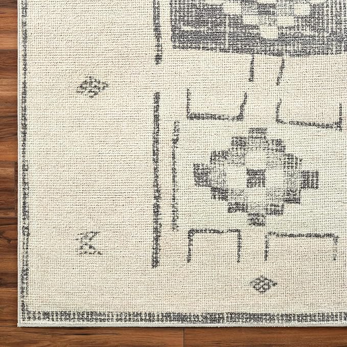 Livabliss x Becki Owens Solana Global Area Rug, 6'7" x 9', Taupe/Cream, (7' x 9')