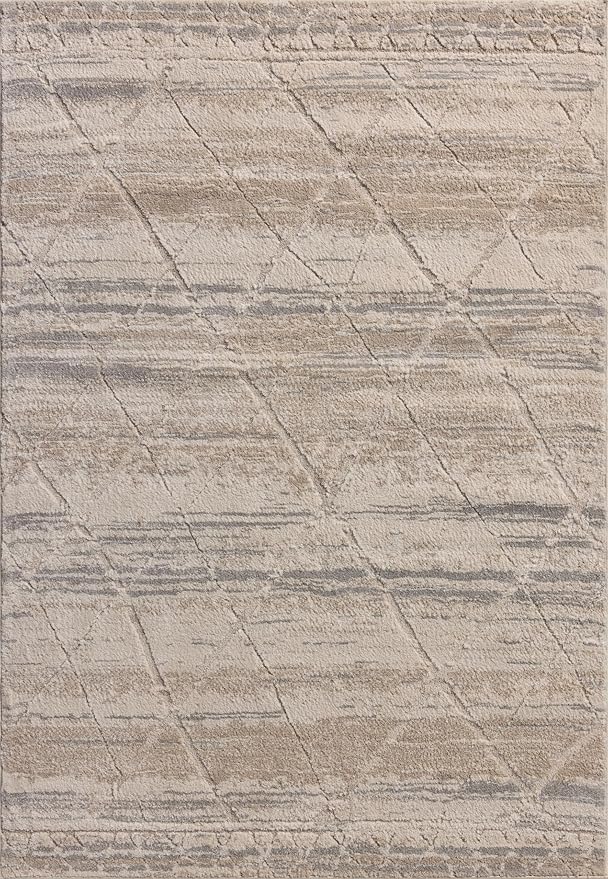 Loloi Amber Lewis Monty Collection MOT-02 Ivory/Natural 11'-6" x 15', .50" Pile Height, Area Rug