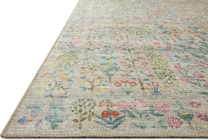 Loloi Rifle Paper Co. Maison Collection MAO-07 Khaki 2'-6" x 9'-6", .19" Pile Height, Runner Rug