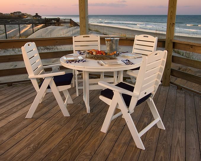 POLYWOOD® Nautical Dining Set, Black