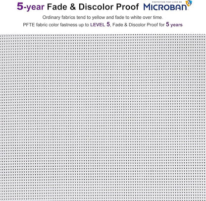 PURPLE LEAF Patio Chaise Lounge Chair Set of 2 Outdoor Lounge Chair with Arm All Weather Adjustable Lounger for Beach Pool Lawn Garden Recliner White