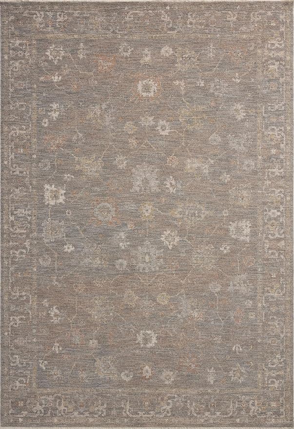 Loloi Chris Loves Julia Louisa Collection LOI-01 Stone/Multi 9'-6" x 13'-1", .38" Pile Height, Area Rug