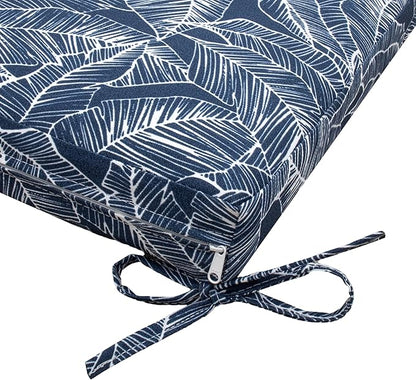 Tommy Bahama Bench Cushion, 48" X 19" X 2.5", Pacific Zaffre