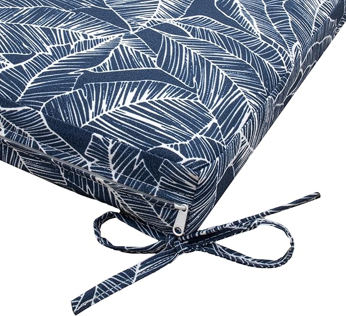 Tommy Bahama Bench Cushion, 50" X 19" X 2.5", Pacific Zaffre