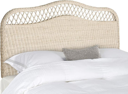 Safavieh Home Collection Sephina White Washed Rattan Headboard (Queen)
