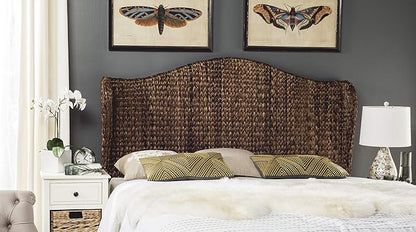 SAFAVIEH Home Collection Nadine Brown Winged Headboard, King