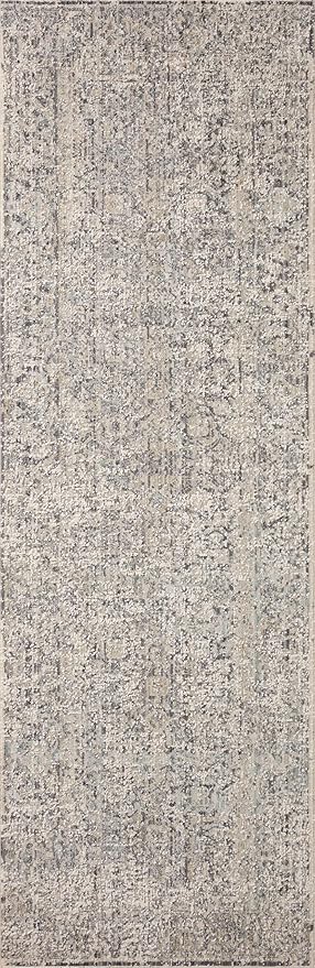Loloi Amber Lewis Alie Collection ALE-01 Stone/Mist 5'-3'' x 7'-9'', .13'' Pile Height, Area Rug