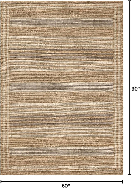 Loloi Chris Loves Julia Judy Collection JUD-03 Natural/Dove 5'-0" x 7'-6" Area Rug