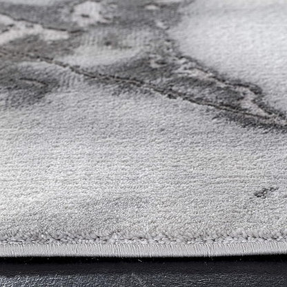 SAFAVIEH Craft Collection Area Rug - 9' x 12', Grey & Silver, Modern Abstract Design, Non-Shedding & Easy Care, Ideal for High Traffic Areas in Living Room, Bedroom (CFT877G)