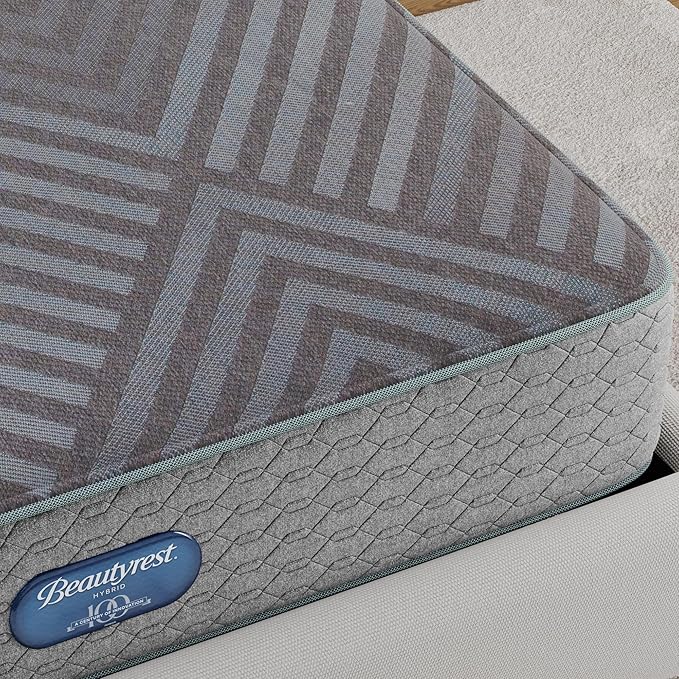 Beautyrest Days End Medium Firm 12" Hybrid Mattress - Twin - Cooling Tech, Supportive Durable Pocketed Coils, Pressure Relief, Motion Separation; 100 Night Sleep Trial and 10 Year Warranty