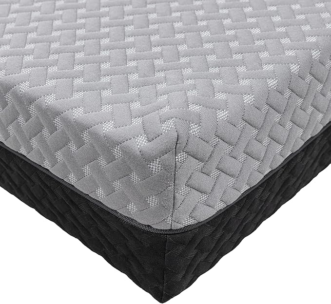 Milliard Dual Sided Premium Tri Folding Mattress, Memory Foam Foldable Mattress with Waterproof Washable Cover + Bonus Eye Mask Included