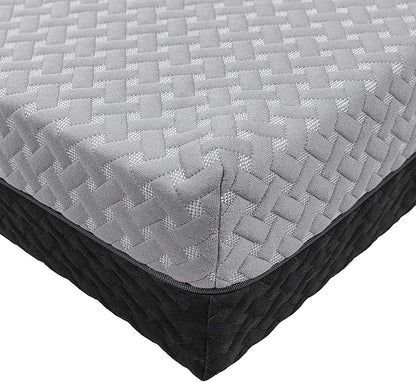Milliard Dual Sided Premium Tri Folding Mattress, Memory Foam Foldable Mattress with Waterproof Washable Cover + Bonus Eye Mask Included