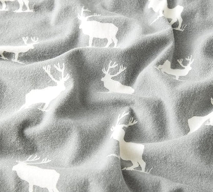 Eddie Bauer - Twin Sheets, Cotton Flannel Bedding Set, Brushed For Extra Softness, Cozy Home Decor (Elk Grove, Twin)