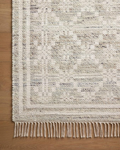 Loloi Angela Rose Rivers Collection RIV-02 Lagoon/Ivory 9'-3" x 13' Reversible Area Rug