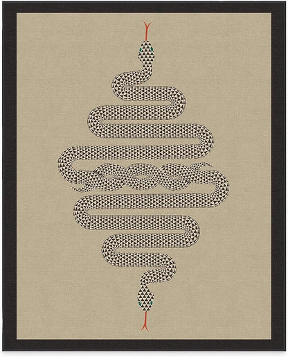 RUGGABLE x Jonathan Adler Machine Washable Modern Area Rug – Venom Neutral 8x10, Stain-Resistant, Non-Slip – Large Rugs for Living Room, Bedroom, Hallway, Entryway & Office–with Cushioned Pad
