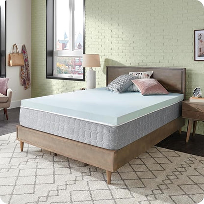 Sealy Dreamlife 3” Gel Memory Foam California King Mattress Topper with SealyComfort Gel Foam, 1 Year Limited Warranty, Made in The USA