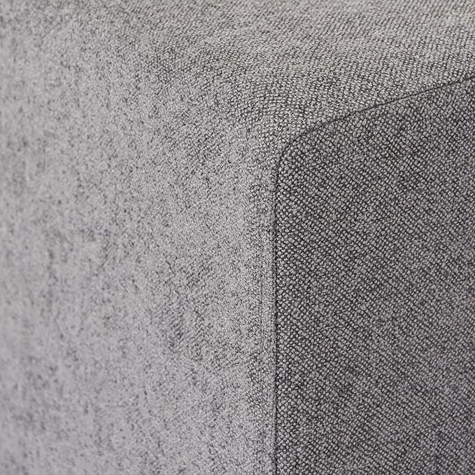 Cloud Modular Sectional Sofa for Livingroom,Large Down Filled Comfort Corner Sectional Sofa Couch with Ottoman,Wide Deep Seat Convertible Couches for Office Apartment,V Shaped,Grey