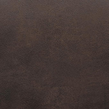 SIMPLIHOME Owen 36 inch Wide Mid Century Modern Small Rectangular Storage Ottoman in Distressed Chestnut Brown Vegan Faux Leather, Assembled, For the Living Room, Entryway and Family Room