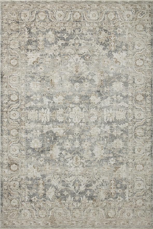 Loloi Amber Lewis Honora Collection HON-02 Slate/Beige 2'-7" x 8'-0" Runner Rug
