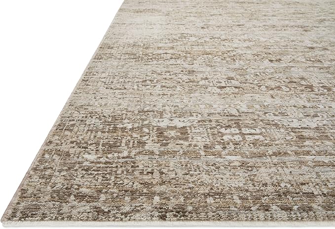Loloi Amber Lewis Honora Collection HON-04 Bark/Dove 5'-3" x 7'-9" Area Rug