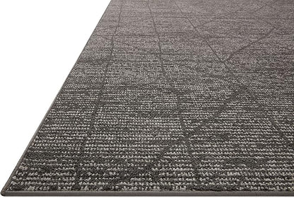 Loloi Kamala Collection KAM-06 Charcoal/Ivory 2'-7" x 10'-0" Runner Rug